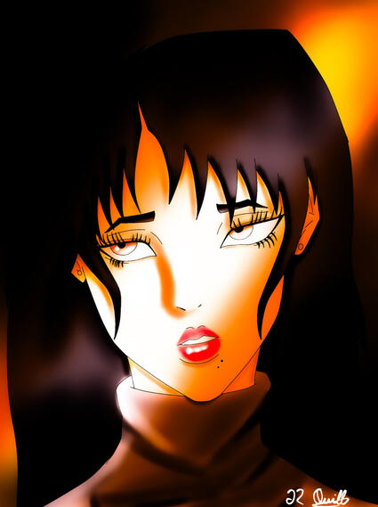 Soft shaded portrait